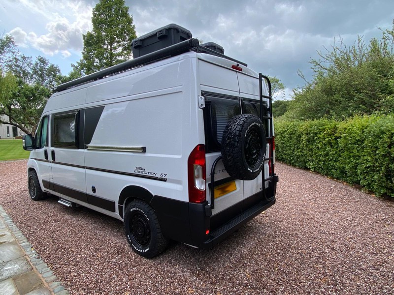 All-terrain tyres fitted