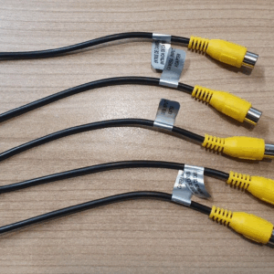 Camera RCA adaptor for Alpine Head Unit replaces KWE-CAM1D X 5 installer pack