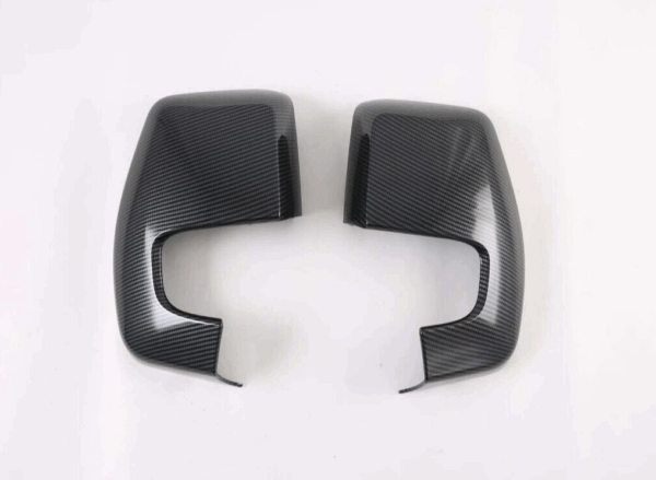 CARBON WING MIRROR COVER DOOR HANDLE SET FOR FORD TRANSIT CUSTOM  TOURNEO 2012+ - Image 3