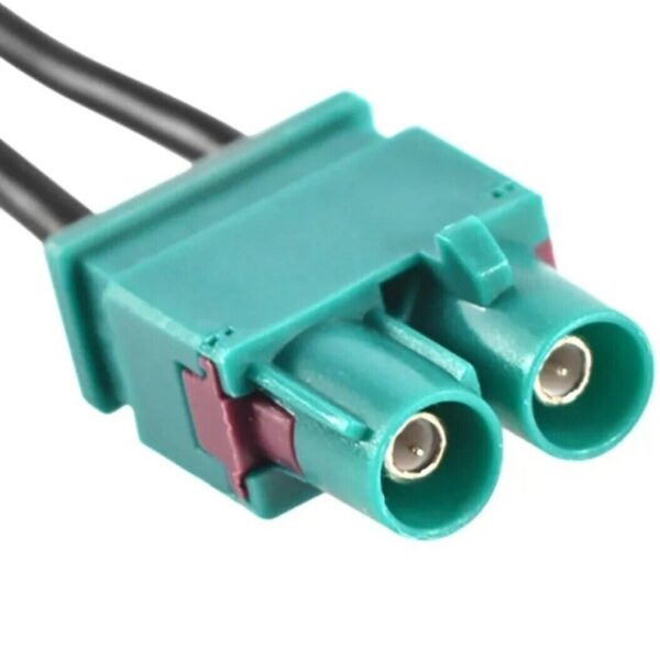 Twin Double Fakra-Din Aerial Adaptor For Audi Citroen Fiat Peugeot Seat Skoda VW - Image 2
