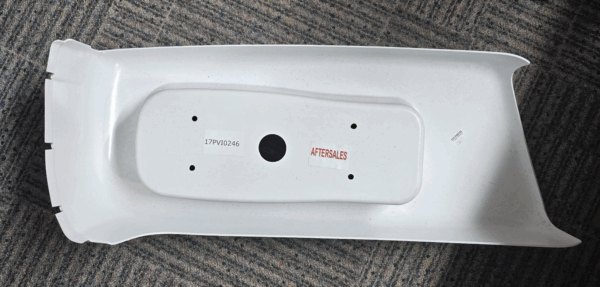 Elddis Compass Motorhome Right Hand Offside White Rear Bumper Corner - Image 3