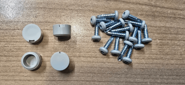 Dometic SP cab blind Screw Cap Covers and Coloured Screws