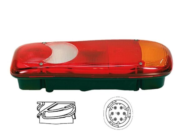 Genuine Elddis Compass Peugeot Fiat Motorhome Camper Rear Right Light Cluster - Image 2