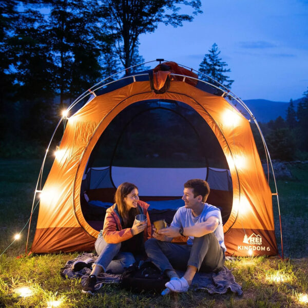 Solar & USB powered Motorhome Camper or Caravan Awning String Lights - Image 7