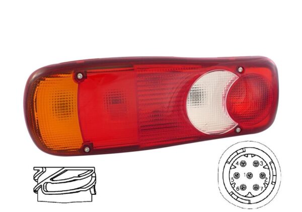 Genuine Elddis Compass Peugeot  Fiat Motorhome Camper Rear Left Light Cluster - Image 5