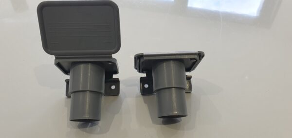 28MM OUTLET HOSE SOCKET GREY CARAVAN MOTORHOME - Image 3