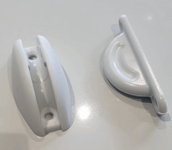 Caravan / Motorhome - FAWO Plopp Door Retainer Snow White 01513T05099 and Spacer - Image 4
