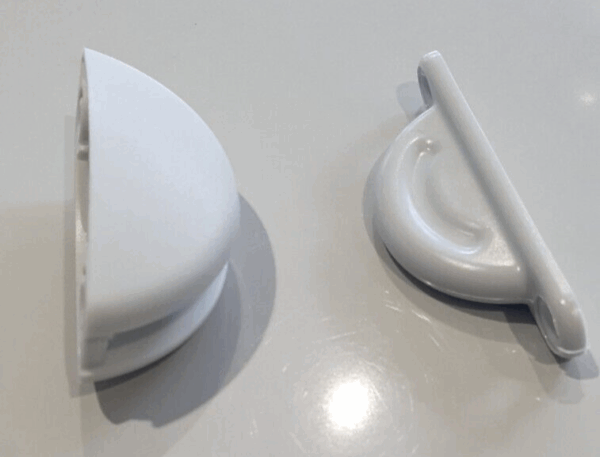 Caravan / Motorhome - FAWO Plopp Door Retainer Snow White 01513T05099 and Spacer - Image 5