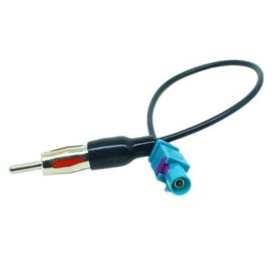 Universal Fakra to DIN Car Stereo Radio Aerial Adaptor Mast Antenna Adapter