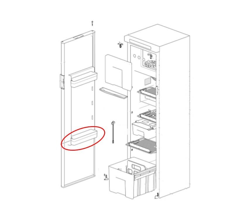 Thetford SR Door Bin N4141 & N4142-692254144 - Image 2