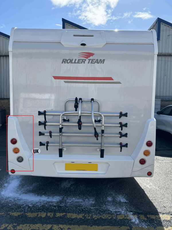 Genuine Rollerteam Autoroller/Zefiro Motorhome Nearside Rear Light Cluster-White - Image 2