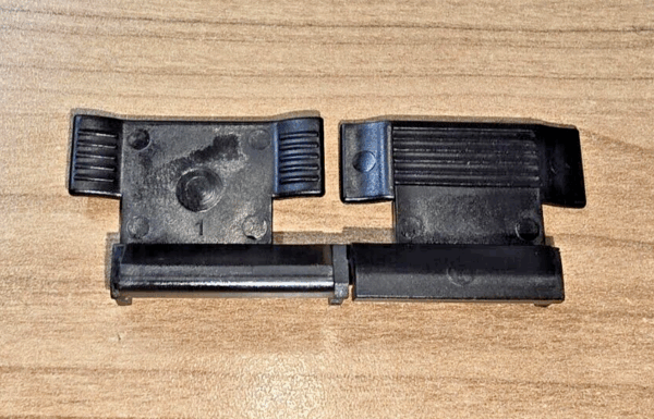 Hartal Flyscreen Black Plastic standard Retaining Clip - Caravan or Motorhome