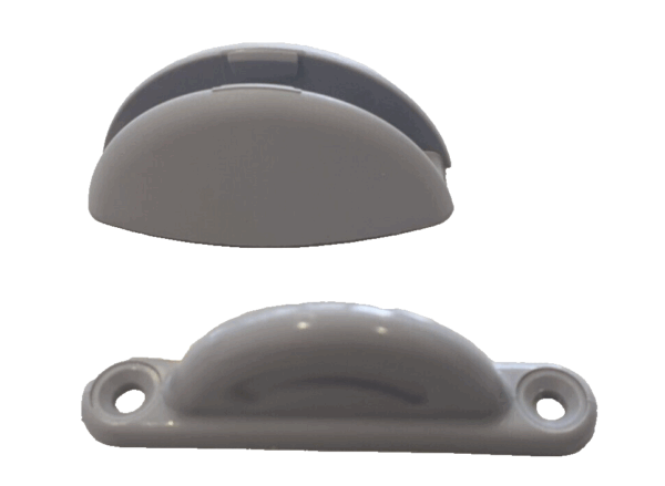 Caravan / Motorhome - FAWO Plopp Door Retainer grey 01513T05299