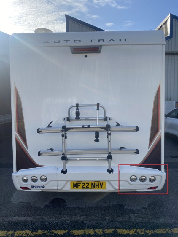 Auto Trail F-Line O/S Right bumper Will Fit F60, F62, F64, F68, F70, F72, F74
