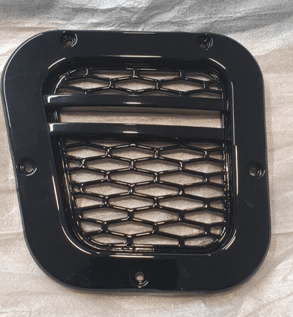 Land Rover Defender 90 110 1990-2016 Side Vent Gloss Black SVX Style New LHS