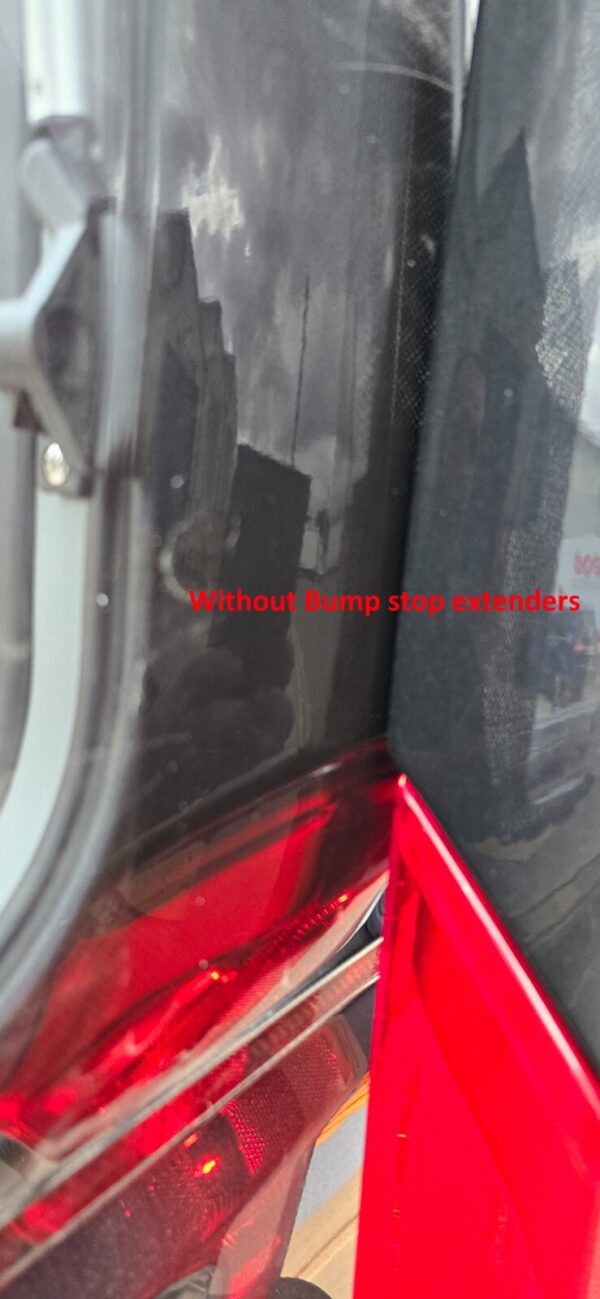 Elddis CV 20 40 60 Campervan rear door bump stop extenders NO MORE WINDOW DAMAGE - Image 9