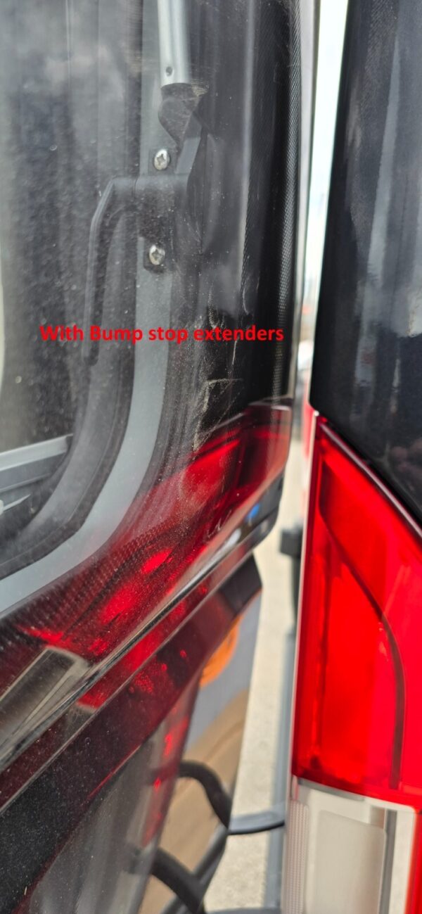 Elddis CV 20 40 60 Campervan rear door bump stop extenders NO MORE WINDOW DAMAGE - Image 10