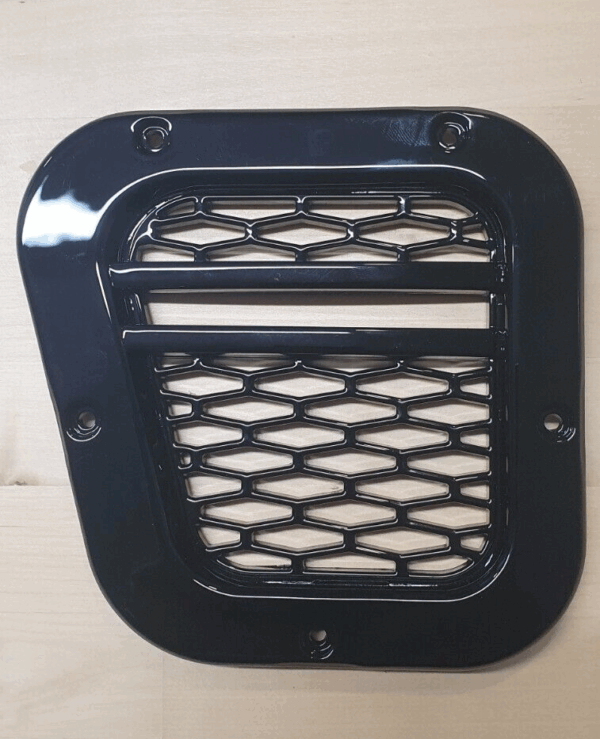 Land Rover Defender 90 110 1990-2016 Side Vent Gloss Black SVX Style New LHS - Image 3