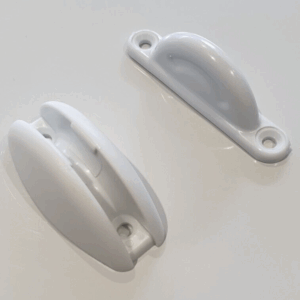 Caravan / Motorhome - FAWO Plopp Door Retainer Snow White 01513T05099