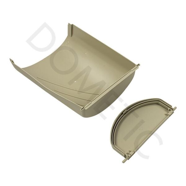 Coachman  Swift Plastic Door Bin with Lid - Cream Dometic Caravan Motorhome - Image 4
