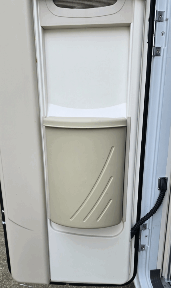 Coachman  Swift Plastic Door Bin with Lid - Cream Dometic Caravan Motorhome