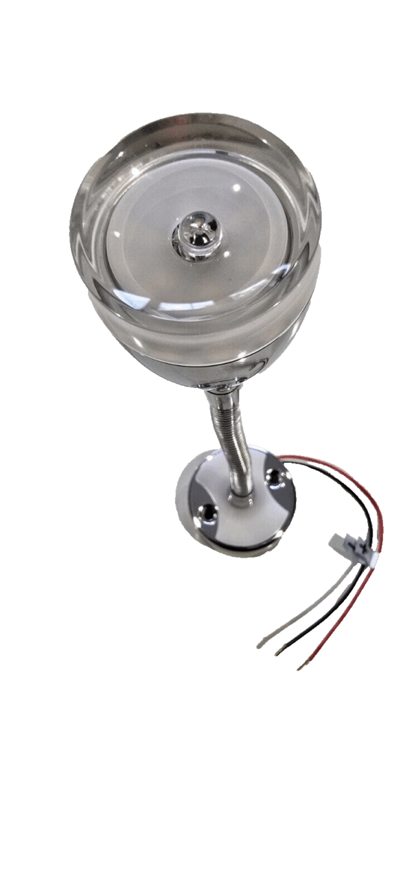 Dimatec Chrome Flexi LED with USB for motorhome camper or caravan Warm white