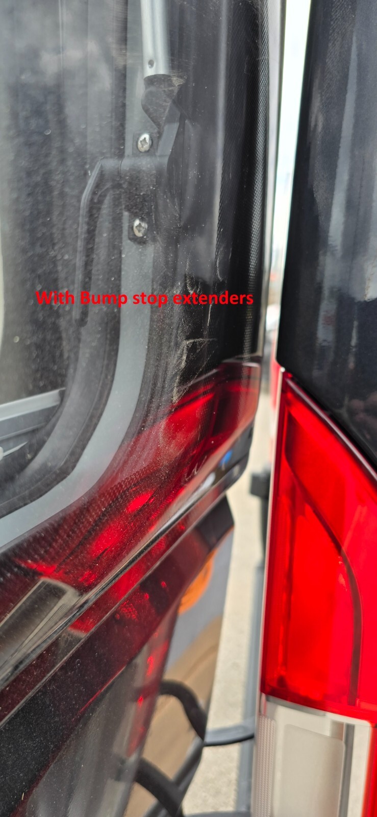 Roller Team Campervan rear door bump stop extenders NO MORE WINDOW DAMAGE - Image 6