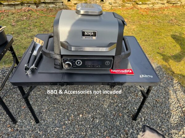 Liberty Leisure Medium Black 3 fold table ideal for Motorhome caravan camping - Image 2
