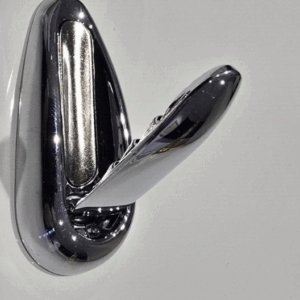 NEW STYLE Chrome Coat Towel Hook for camper motorhome caravan horsebox or boat
