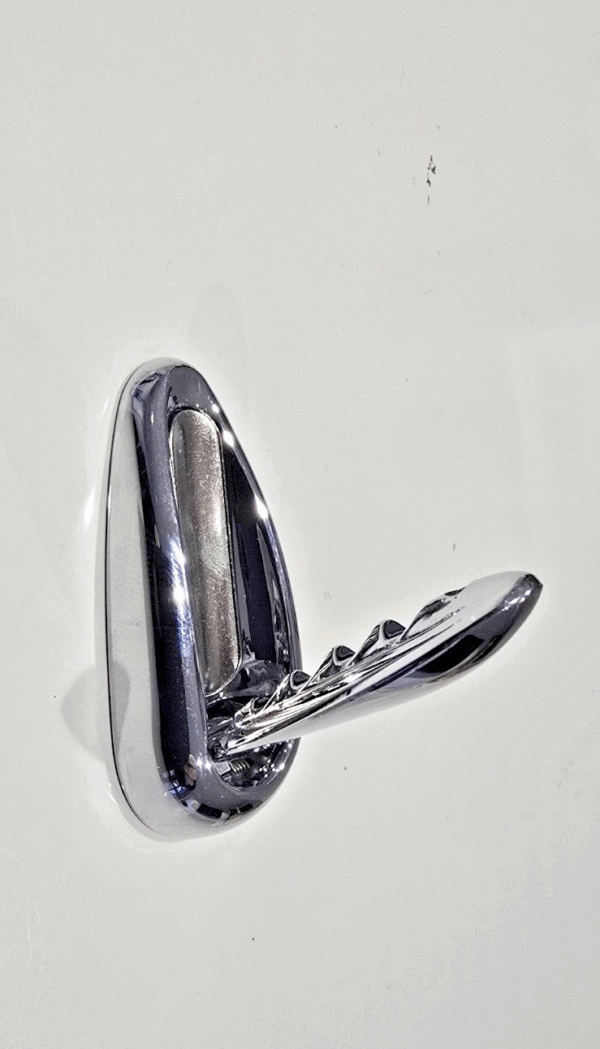 NEW STYLE Chrome Coat Towel Hook for camper motorhome caravan horsebox or boat - Image 4