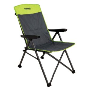Quest Autograph Cumbria Camping Chair - Black & Green