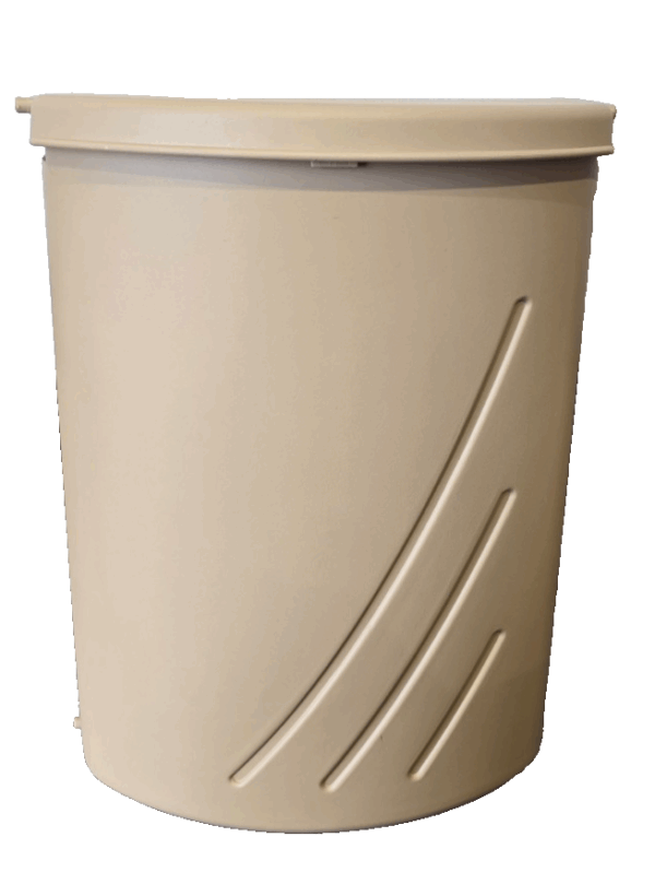 Coachman, Swift Plastic Door Bin with Lid - grey beige Dometic Caravan Motorhome