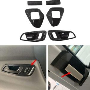 Transit Custom crew cab  Tourneo 2016-20 Carbon effect Inner Door Handle Cover