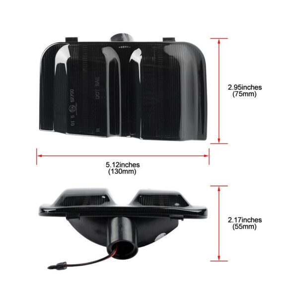 Fiat Ducato based Motorhome LED Dynamic Mirror indicators Upgrade 2022-2025 Pair - Image 8