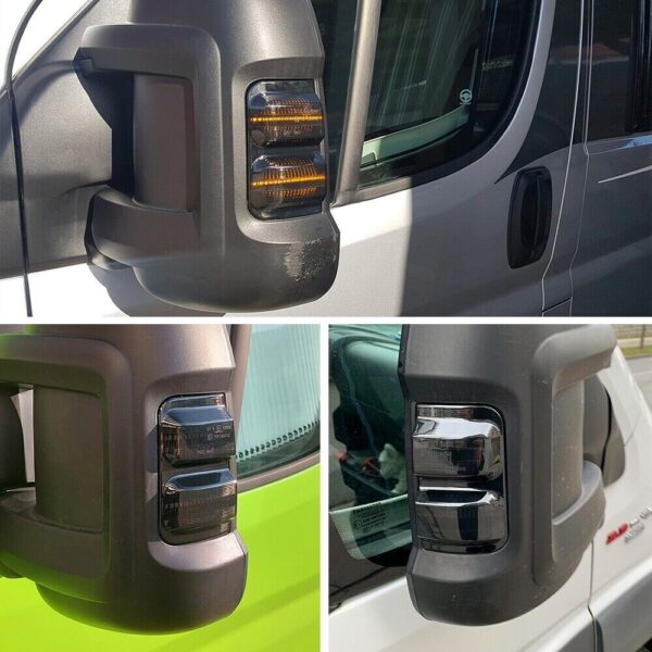 Citroen Relay based Motorhome LED Dynamic Mirror indicator Upgrade 2022-2025 - Image 5