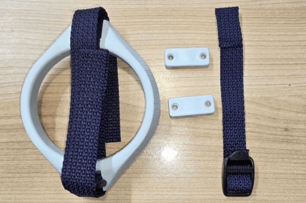 Swift Gas Bottle Retainer Round Type Grey Plastic Inc Strap Retaining Brackets