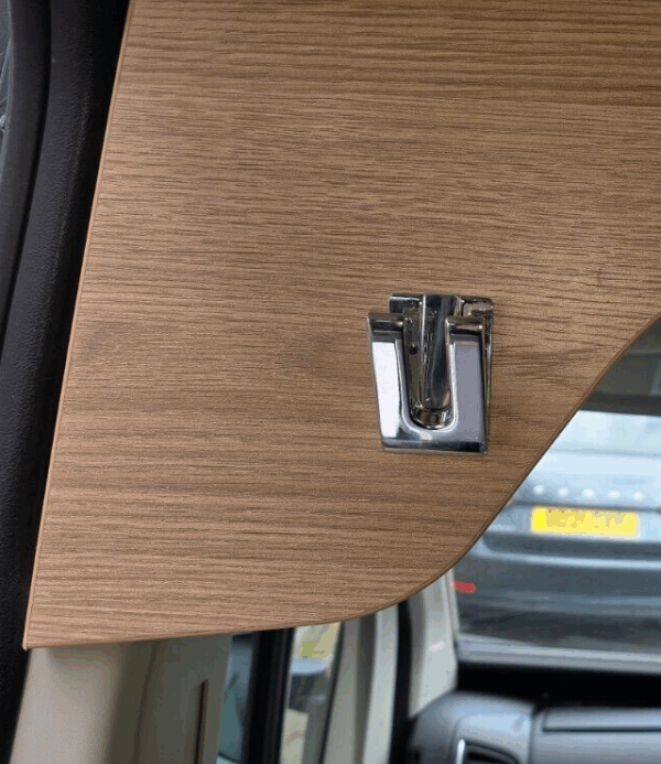 NEW STYLE Chrome Coat Towel Hook for Swift / bailey camper motorhome or caravan - Image 3
