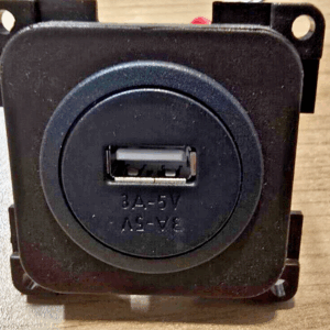 270646 CBE USB Charger Point in Brown