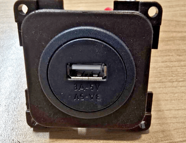 270646 CBE USB Charger Point in Brown