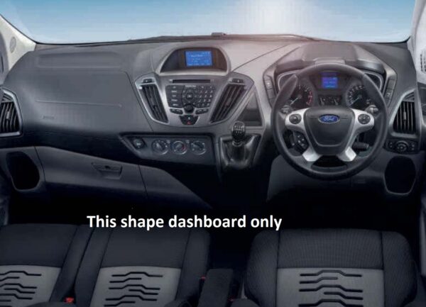 Ford Transit 2017 and for Ford Tourneo Custom 2016 Carbon Effect Air Vent Cover - Image 12