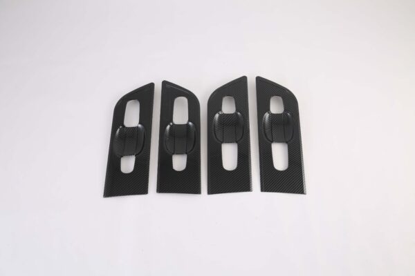 Swift Monza  Transit Custom  Tourneo 2016 Carbon effect Door Handle Bowl Cover - Image 3