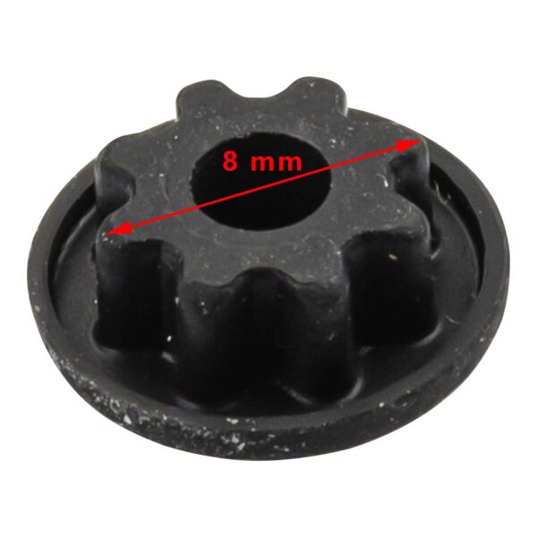 Smev Dometic Black Screw Cap Covers Cog Sink Hob Cooker Motorhome Caravan Rubber - Image 3