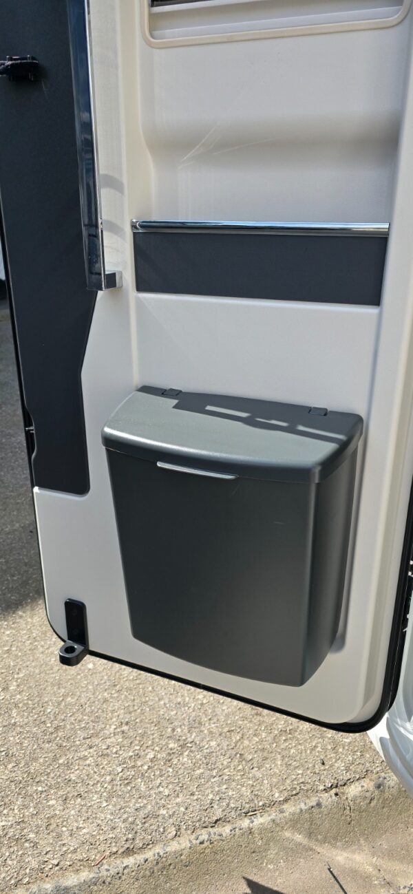 HARTAL CARAVAN MOTORHOME HAB DOOR 5 PIECE WASTE BIN NEW SHAPE ANTHACITE GREY