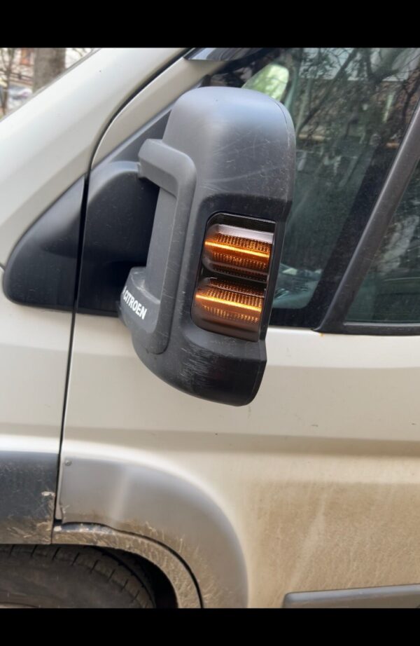 Citroen Relay based Motorhome LED Dynamic Mirror indicator Upgrade 06-23 Pair