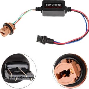 T20 7443 LED Light Error Decoder Load Resistor Error cancel x 2 brake lightDRL
