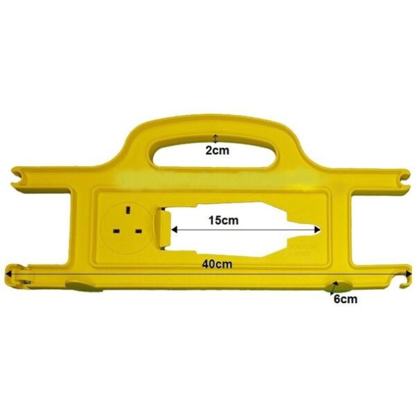 Mains hook up cable holder storage tidy keeper caravan motorhome campervan boat - Image 2