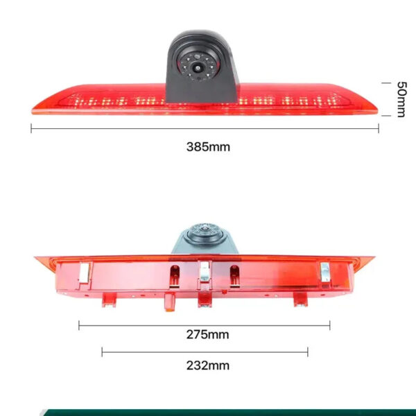 170 Degree 1080P  AHD Brake Light Reverse Camera for Ford Transit Van NTSC - Image 2