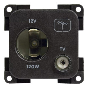 CBE 12V ELECTRICAL AUTO & TV SOCKET CARAVAN CAMPERVAN MOTORHOME 270212