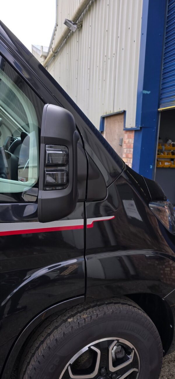 Peugeot Boxer base Motorhome LED Dynamic Mirror indicator Upgrade 2006-2023 Pair