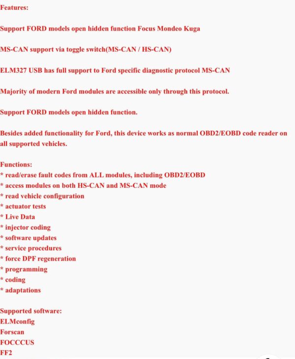 Ford Transit or custom mk7/mk8 Sync ford reverse camera Sync2/2.5/3 Compatible - Image 12